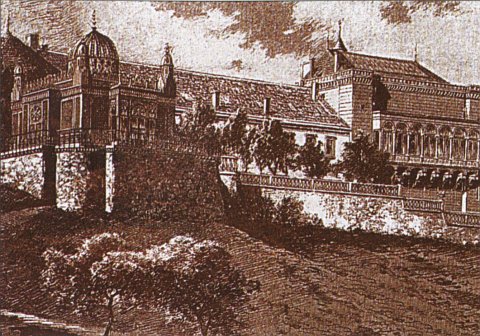 Der maurische Pavillon des Schlosses Zbiroh