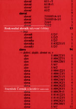 Frequency Dictionary of Spoken Czech