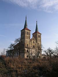 L'église Saint Marguerite du couvent des bénédictins de Podlazice