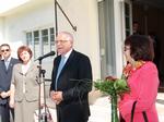 Zleva P.Buriánek, L.Janotová, V.KLaus, L.Klausová