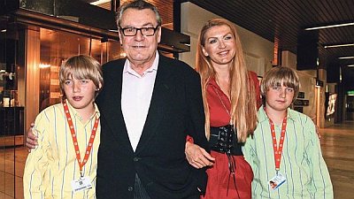 Miloš Forman mit Familie