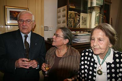Lucien Chamard-Bois et Jarmila Najbrtová -Lorencová (à droite)
