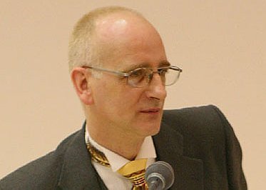 Julio Horacio Martínez durante una conferencia