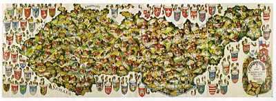 Mapa de Checoslovaquia