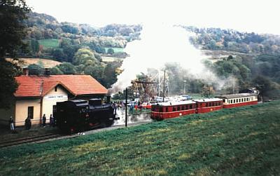The historic railway in Zubrnice