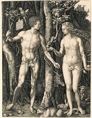 adam and Eve by Albrecht Durer