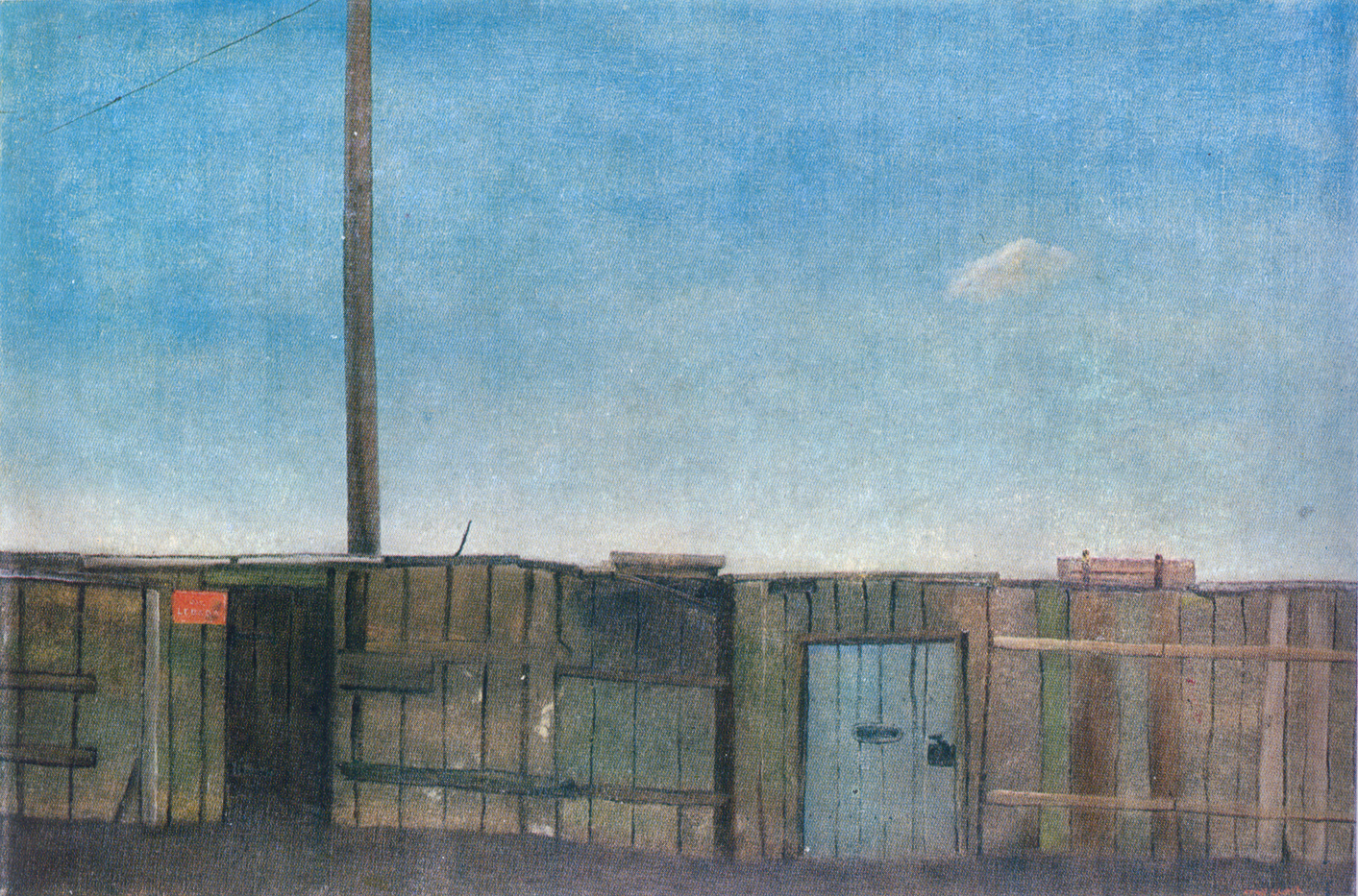 Kamil Lhotak Ohrada S Cervenou Tabulkou 1942 Modern Art Painting Landscape Kamil Lhotak Ohrada S Cervenou Tabulkou 1942 Modern Art Painting Landscape