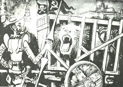 Don Quijote, ilustración de Ladislav Dryak