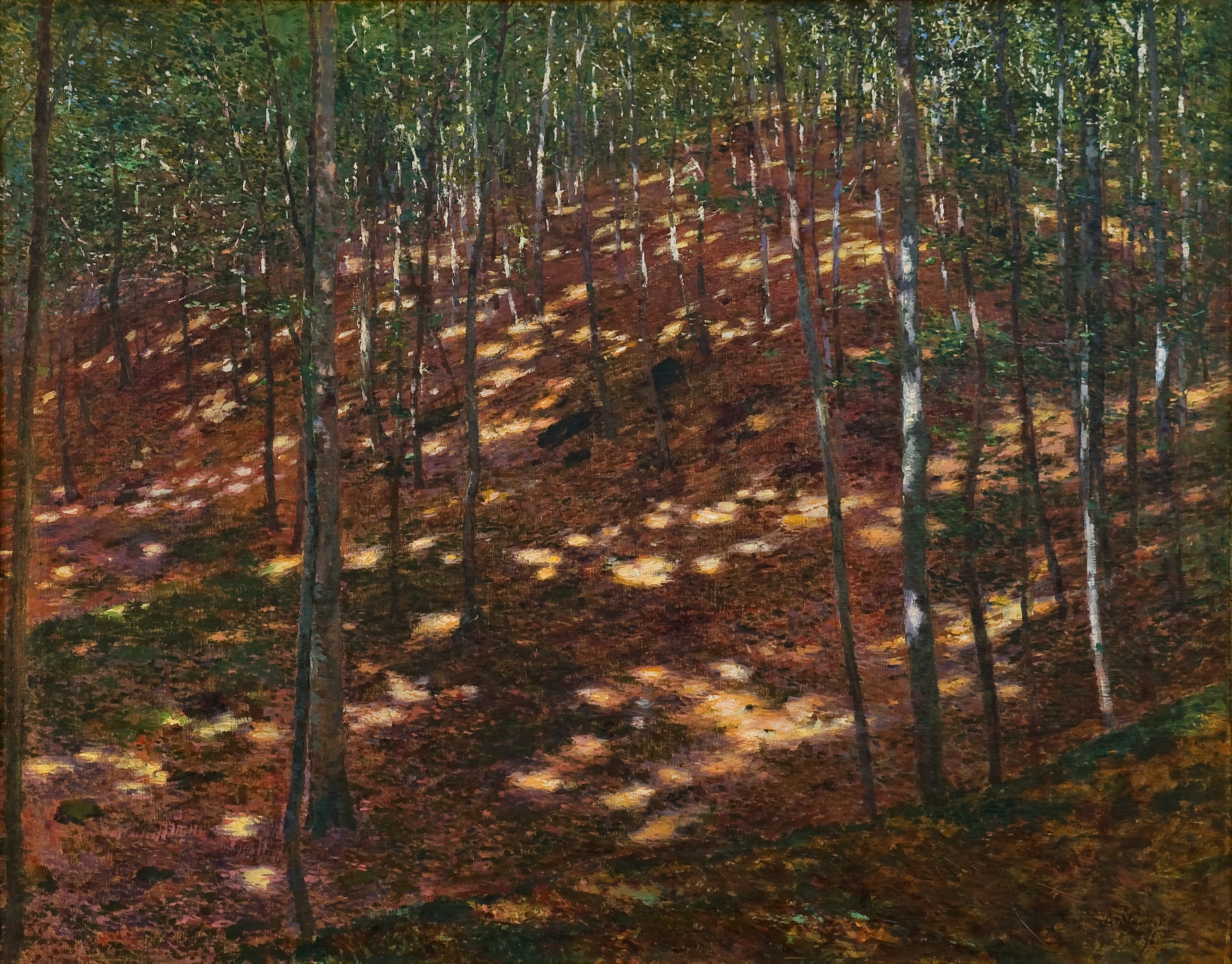 'Le soleil dans le bois', 1898