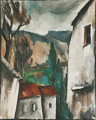 Maurice de Vlaminck, 'Landscape with Buildings'