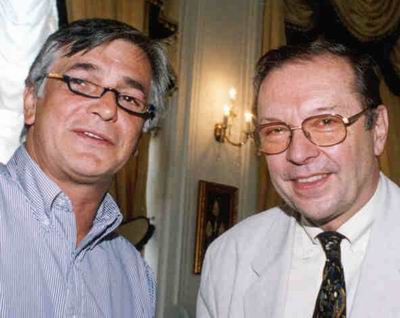 Jiri Bartoska, président du festival, et Krzysztof Zanussi