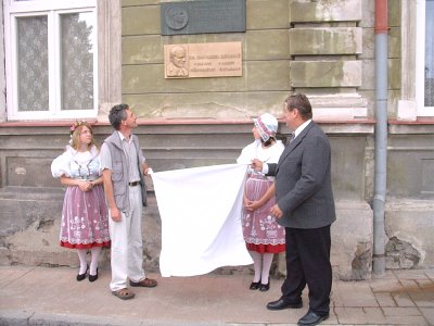 Jan Bechyně (vlevo) a starosta města Přibyslav Jan Štefáček