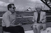 Vaclav Havel avec sa première femme, Olga