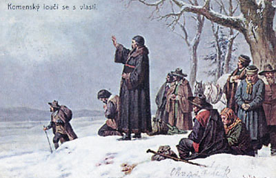 Comenius says farewell to homeland