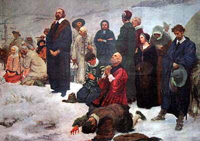 V. Stribrny, Comenius's farewell to the homeland