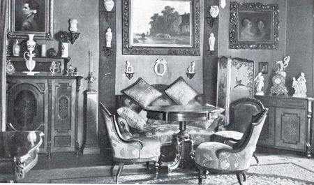 Salon im Familienhaus auf dem Prager Jungmann-Platz