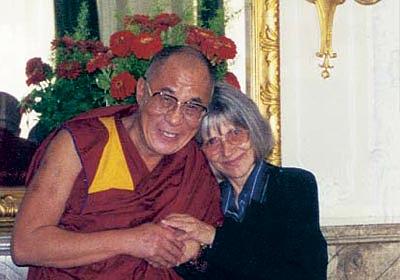 Jaroslava Moserova with Dalai Lama, photo: www.moserova.cz