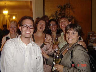 Michael Hugo Rosak and his AFS-volunteer colleagues