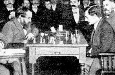 Emanuel Lasker against Steinitz in 1894