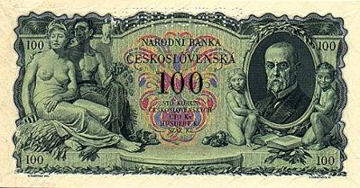 100-crown note from 1931
