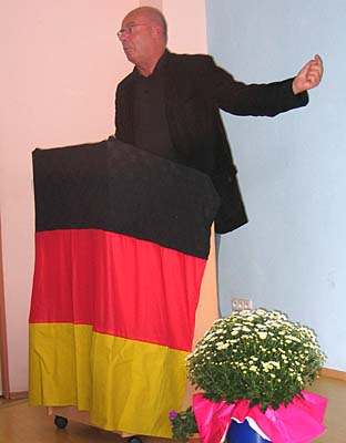 Landtagsabgeordneter Heinz Eggert in Liberec / Reichenberg