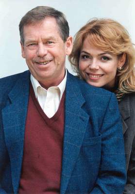 Václav Havel y Dagmar Havlová