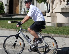 Mirek Topolánek, der Ex-Premier mit dem Fahrrad