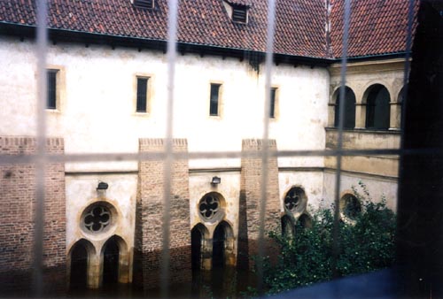 Agneskloster während des Hochwassers