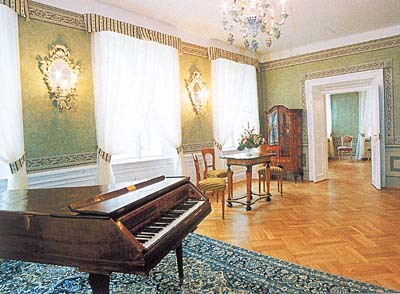 The interior of Bertramka