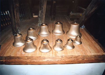 New bells at the Jindrisska Tower