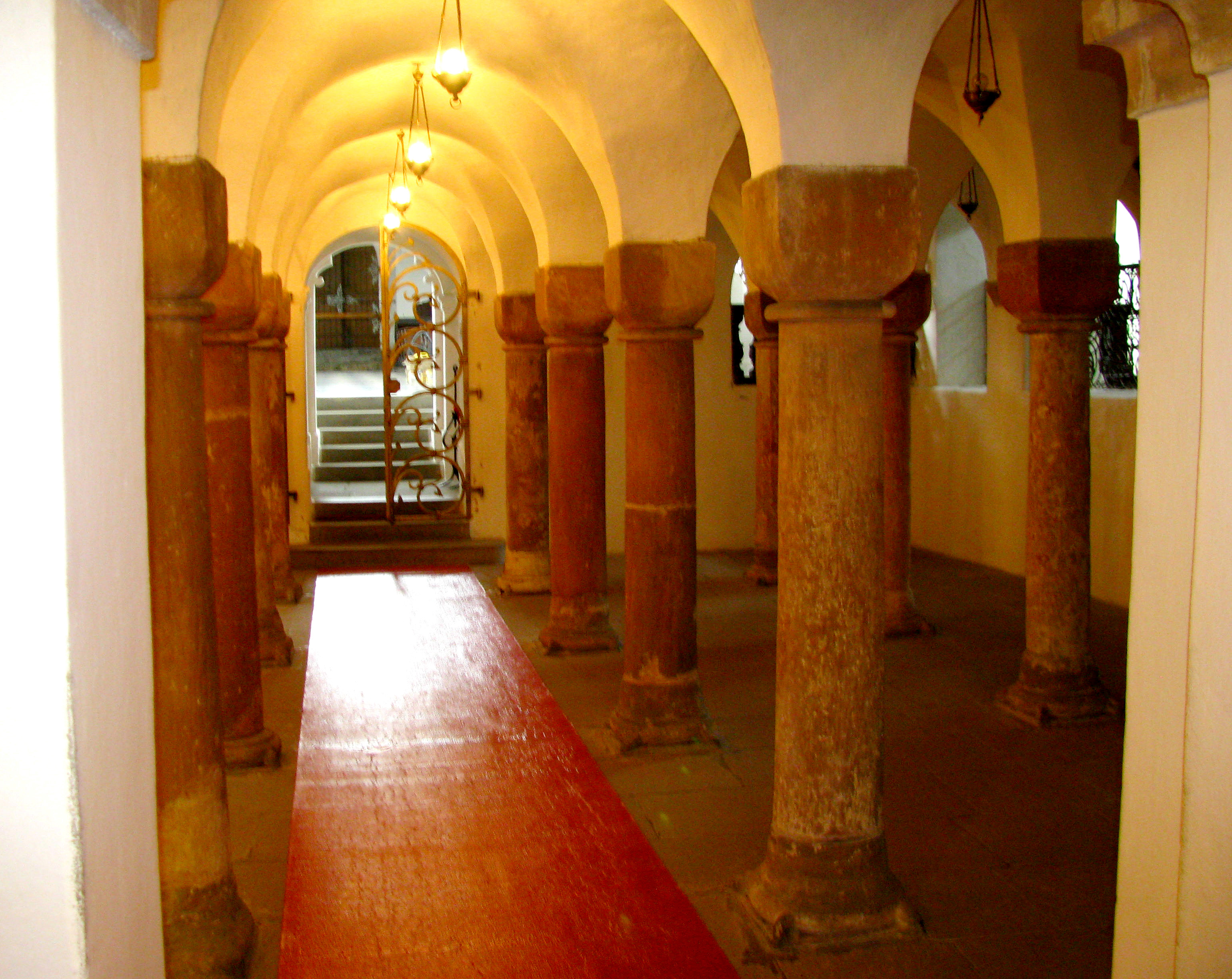 Krypta v kostele sv. Václava, foto: autor