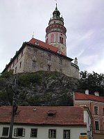 Замок в городе Чешский Крумлов