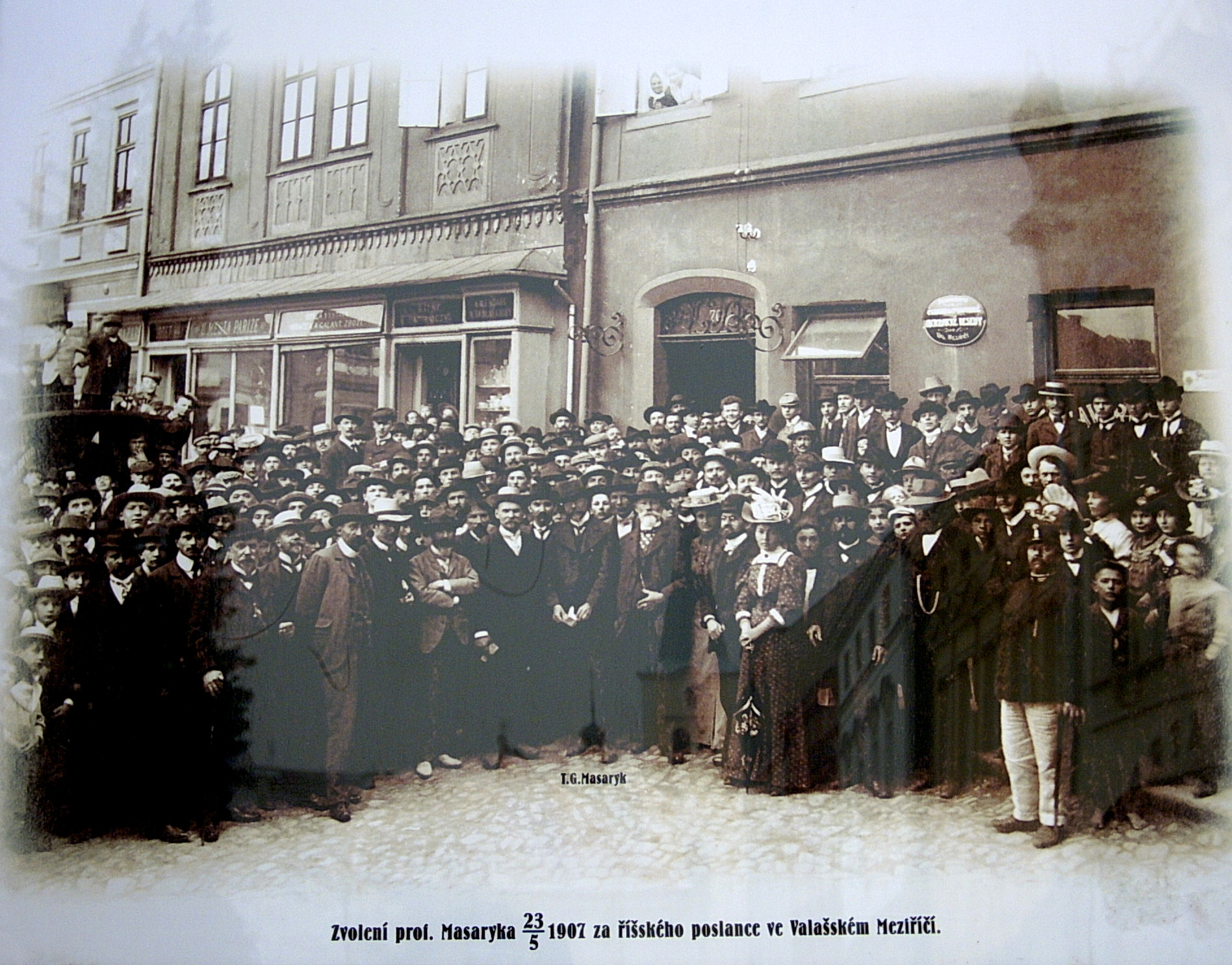 Tomás Garrigue Masaryk en Valasské Mezirící