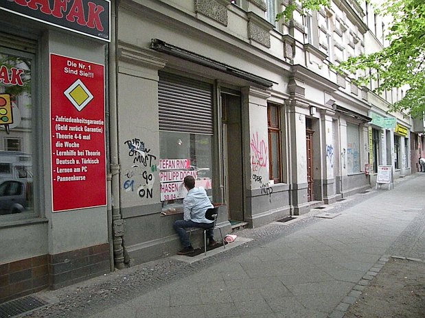 Galerie Vankova (in der Mitte). Foto: Christian Rühmkorf