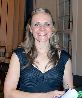 Vítězka soutěže Caroline McPhie, foto: autorka