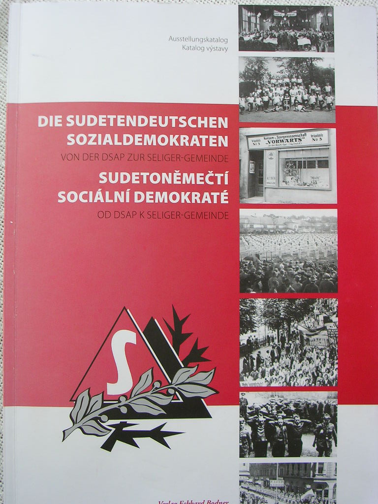 Katalog zur Ausstellung „Geschichte der sudetendeutschen Sozialdemokraten (Foto: Autorin)“