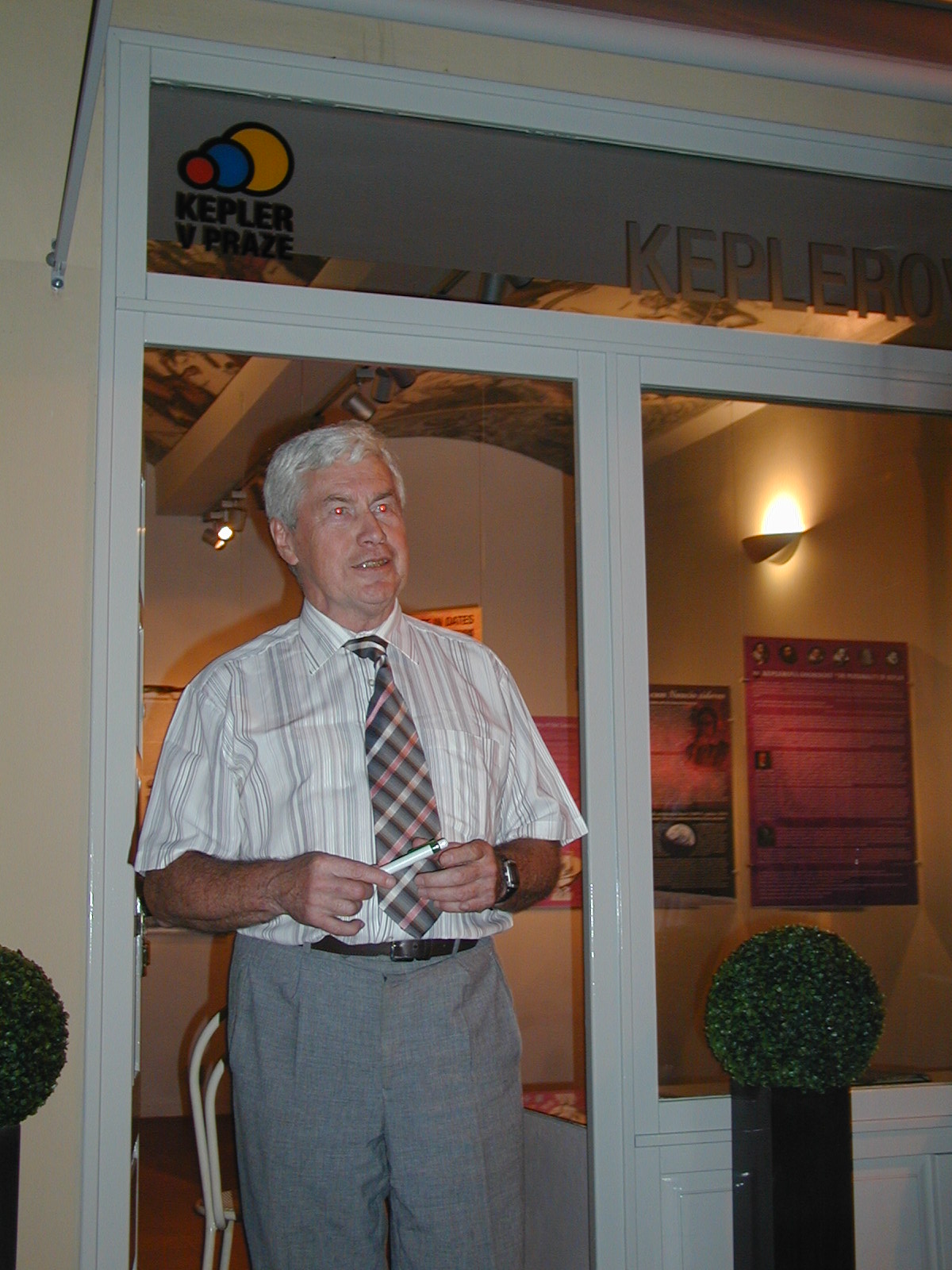 Astrophysiker Jiří Grygar (Foto: Autorin)