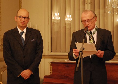 Pierre Levy et Petr Král, photo: Anne-Claire Veluire