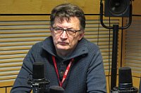 Рустем Адагамов в студии Радио Прага (Фото: Кристина Макова, Чешское радио - Радио Прага)
