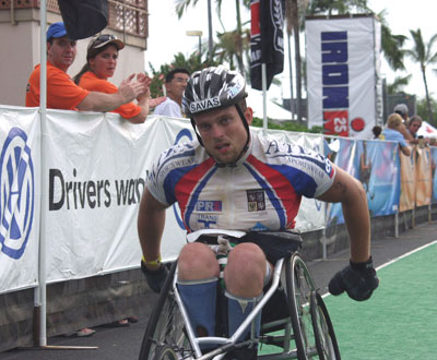 Zbynek Svehla in the Ironman Triathlon
