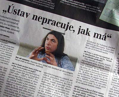 Stanislav Penc, photo: Lidové noviny, 7.7.2009
