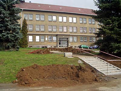 The school in Dysina