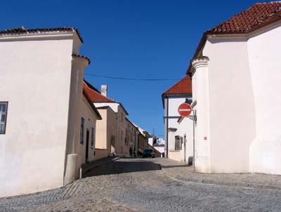 Místo, kde stávala Putimská brána