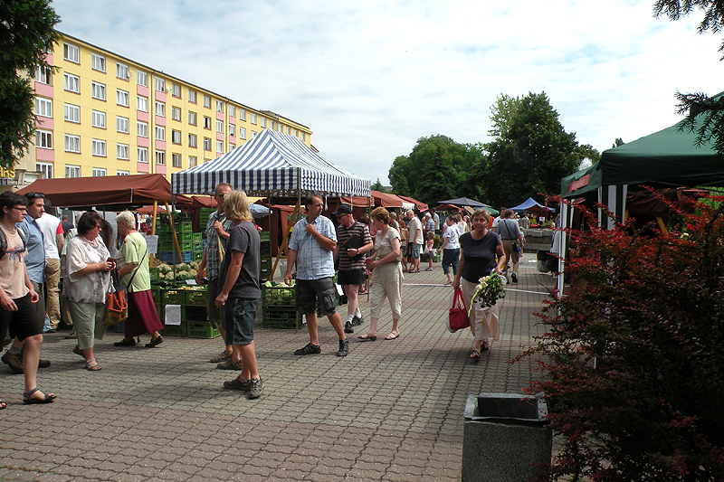 Bauernmarkt auf dem Kuba-Platz (Foto: Felix Neumann)