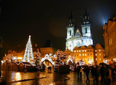Christmas market on the Old Town Square