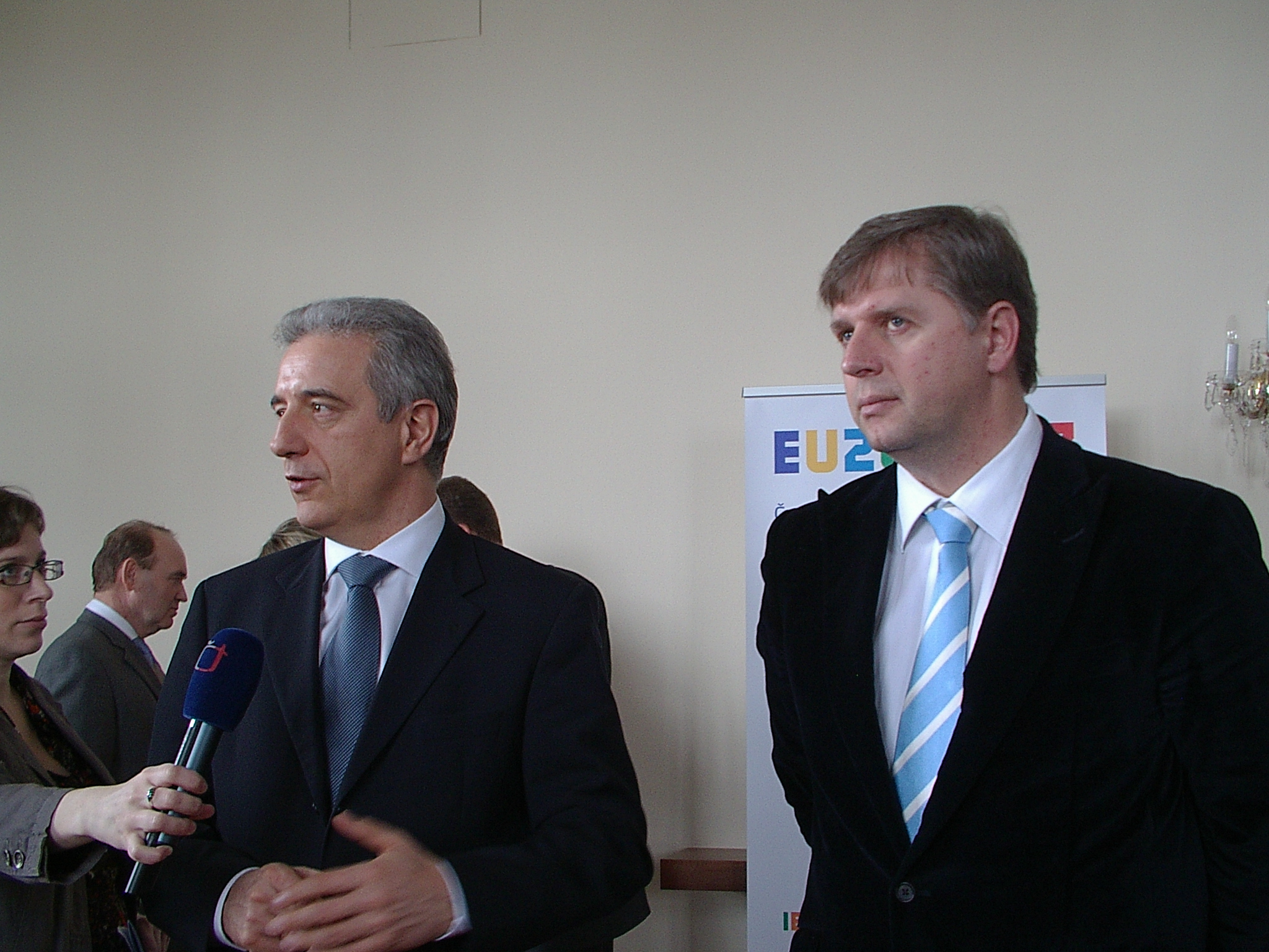 Stanislaw Tillich mit Petr Bendl