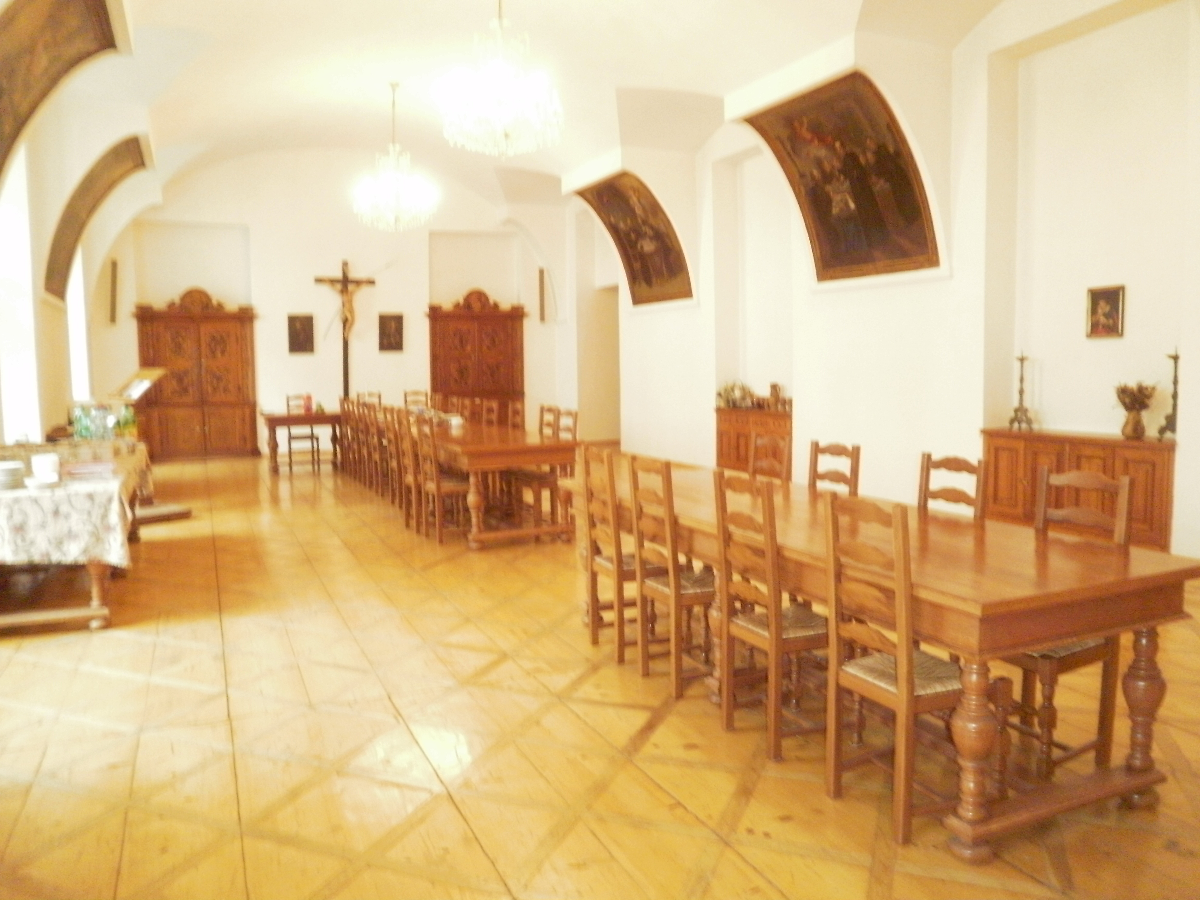 Réfectoire du couvent de Břevnov, photo: Jaroslava Gregorová