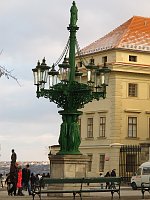 Канделябр на Градчанской площади, Фото: Кристина Макова, Чешское радио - Радио Прага
