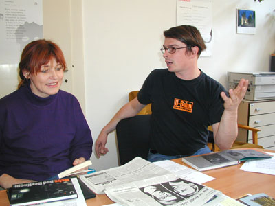 Pavla Jonssonova and Jaroslav Rudis