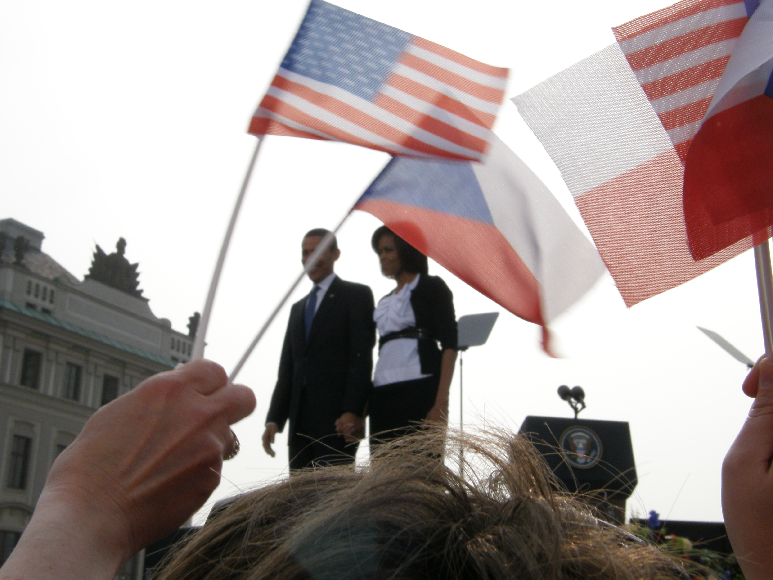 Barack und Michelle Obama (Foto: Štěpánka Budková)